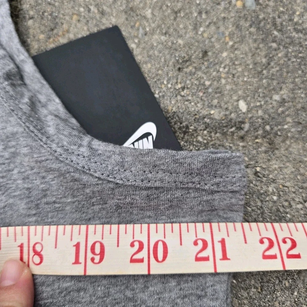 Nike Just Do It Mens Large Cotton Tank Top In Gray